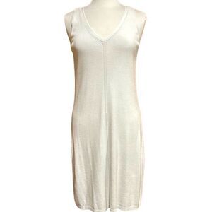 Tommy Bahama Everson Sleeveless White Knee Length Sweater Dress Size M - NWT
